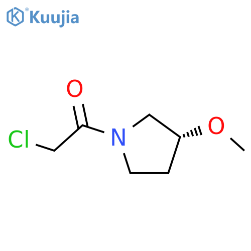 2-Chloro-1-((r)-3-methoxy-pyrrolidin-1-yl)-ethanone structure