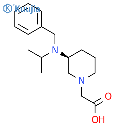 [(S)-3-(Benzyl-isopropyl-amino)-piperidin-1-yl]-acetic acid structure