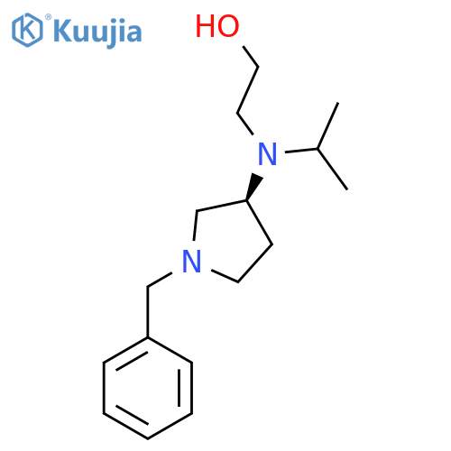 2-[((S)-1-Benzyl-pyrrolidin-3-yl)-isopropyl-amino]-ethanol structure