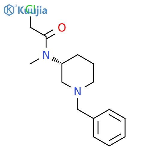 N-((R)-1-Benzyl-piperidin-3-yl)-2-chloro-N-methyl-acetamide structure