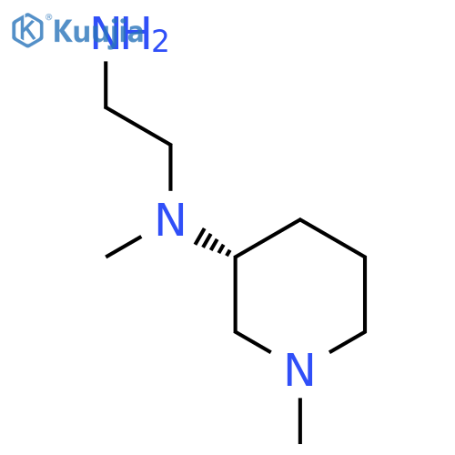 N*1*-Methyl-N*1*-((R)-1-methyl-piperidin-3-yl)-ethane-1,2-diamine structure