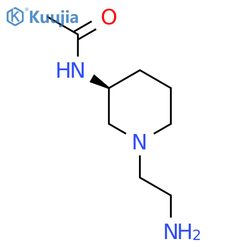 N-[(S)-1-(2-Amino-ethyl)-piperidin-3-yl]-acetamide structure