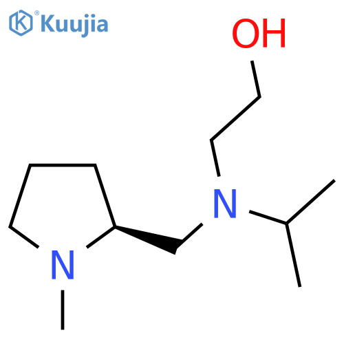 2-[Isopropyl-((S)-1-methyl-pyrrolidin-2-ylmethyl)-amino]-ethanol structure
