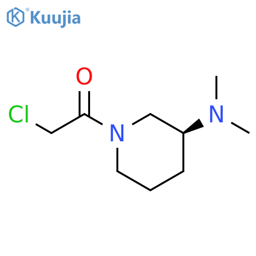 2-Chloro-1-((S)-3-diMethylaMino-piperidin-1-yl)-ethanone structure