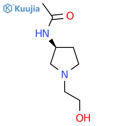 N-[(S)-1-(2-Hydroxy-ethyl)-pyrrolidin-3-yl]-acetamide structure