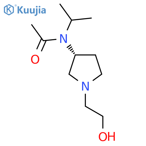 N-[(R)-1-(2-Hydroxy-ethyl)-pyrrolidin-3-yl]-N-isopropyl-acetamide structure