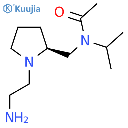 N-[(S)-1-(2-Amino-ethyl)-pyrrolidin-2-ylmethyl]-N-isopropyl-acetamide structure