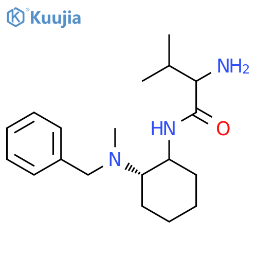 2-Amino-N-[(2S)-2-[benzyl(methyl)amino]cyclohexyl]-3-methylbutanamide structure