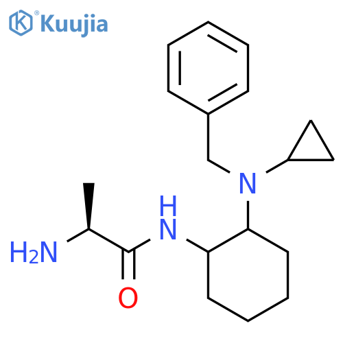 (S)-2-Amino-N-[2-(benzyl-cyclopropyl-amino)-cyclohexyl]-propionamide structure