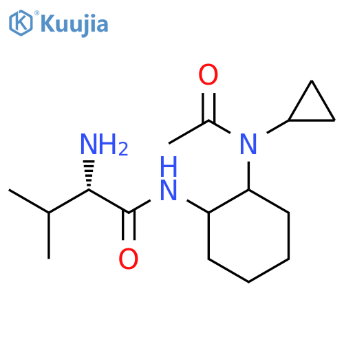 (S)-N-[2-(Acetyl-cyclopropyl-aMino)-cyclohexyl]-2-aMino-3-Methyl-butyraMide structure