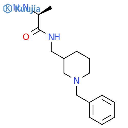(S)-2-Amino-N-(1-benzyl-piperidin-3-ylmethyl)-propionamide structure