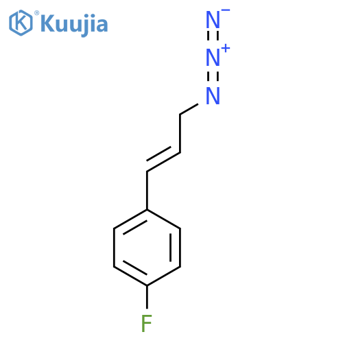 1-(3-azidoprop-1-en-1-yl)-4-fluorobenzene structure