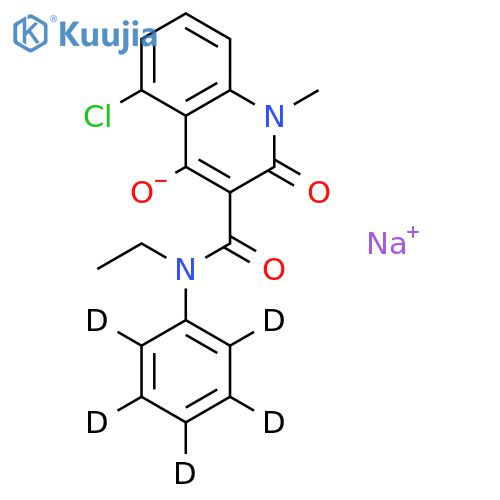Laquinimod-d5 Sodium Salt structure