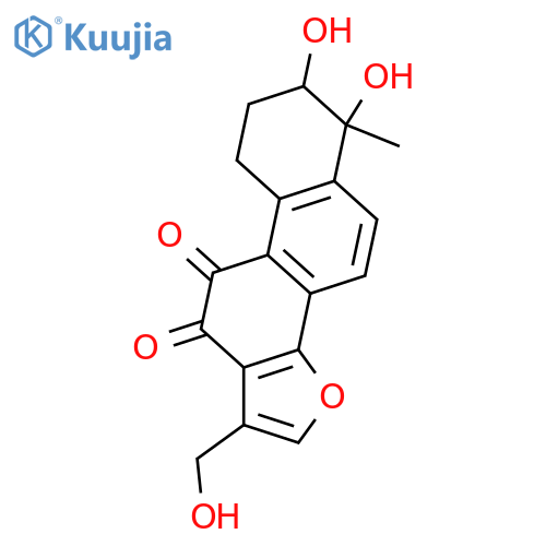 14,16-Epoxy-3,4,17-trihydroxy-19,20-dinor-5,7,9,13,15-abietapentaene-11,12-dione; (3β,4α)-form structure