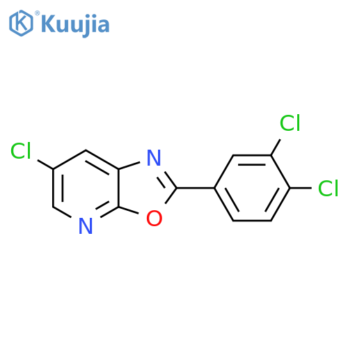 6-Chloro-2-(3,4-dichloro-phenyl)-oxazolo[5,4-b]pyridine structure