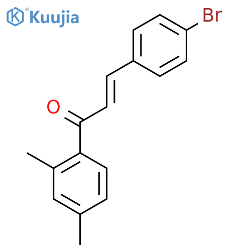 (2E)-3-(4-Bromophenyl)-1-(2,4-dimethylphenyl)prop-2-en-1-one structure