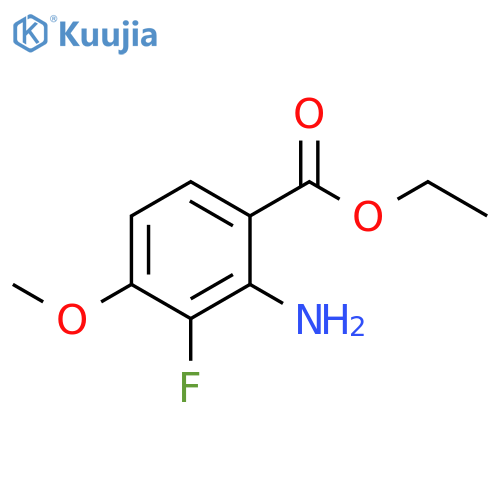 Benzoic acid, 2-amino-3-fluoro-4-methoxy-, ethyl ester structure
