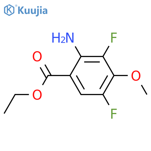 ethyl 2-amino-3,5-difluoro-4-methoxybenzoate structure