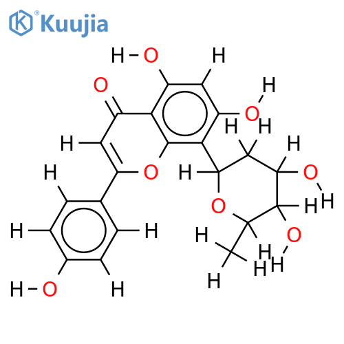 8-C-beta-D-boivinopyranosylapigenin structure