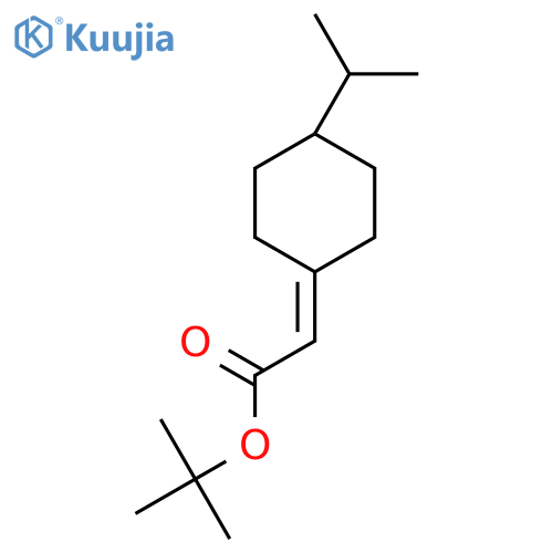 tert-butyl 2-4-(propan-2-yl)cyclohexylideneacetate structure