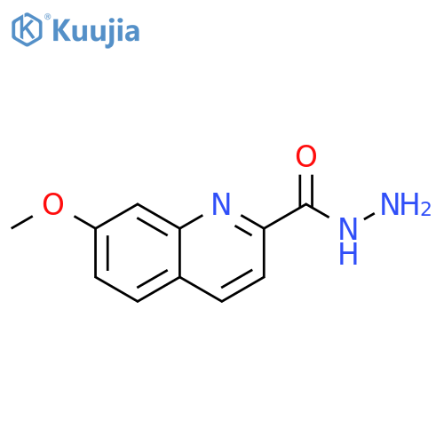 7-Methoxy-quinoline-2-carboxylic acid hydrazide structure