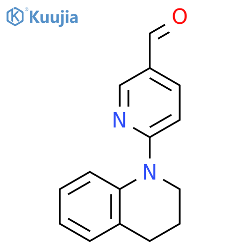 6-(3,4-Dihydro-2H-quinolin-1-yl)-pyridine-3-carbaldehyde structure
