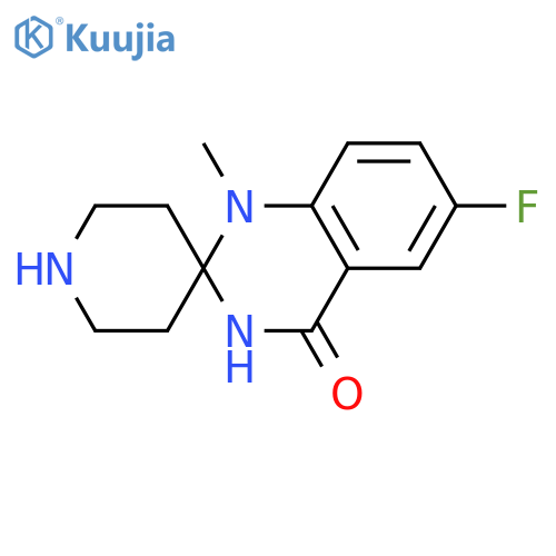 6-fluoro-1-methyl-spiro[3H-quinazoline-2,4-piperidine]-4-one structure