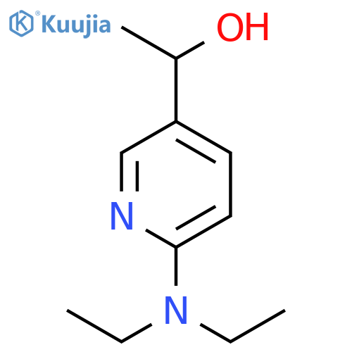 1-(6-Diethylamino-pyridin-3-yl)-ethanol structure