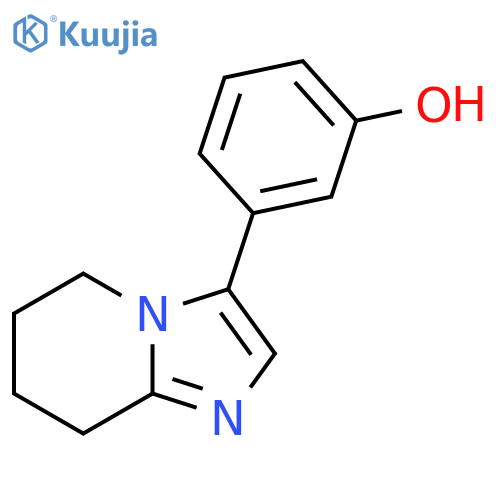 3-(5,6,7,8-Tetrahydroimidazo[1,2-a]pyridin-3-yl)phenol structure