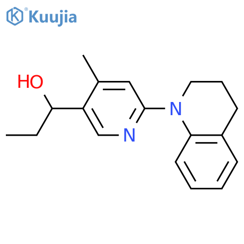 1-(6-(3,4-Dihydroquinolin-1(2H)-yl)-4-methylpyridin-3-yl)propan-1-ol structure