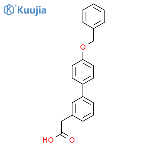 3-(4-Benzyloxyphenyl)phenylacetic acid structure