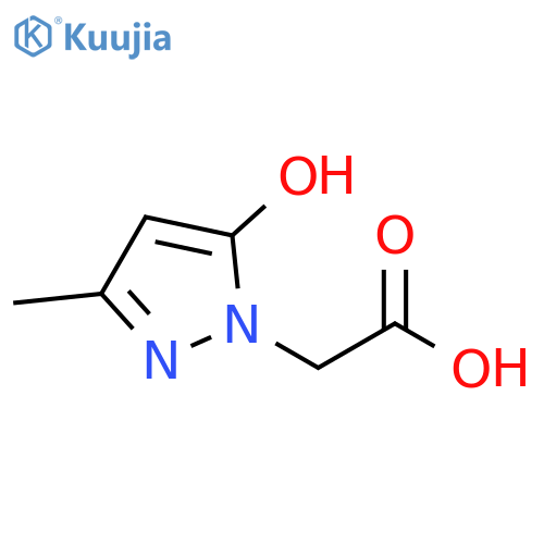 2-(5-hydroxy-3-methyl-1H-pyrazol-1-yl)acetic acid structure