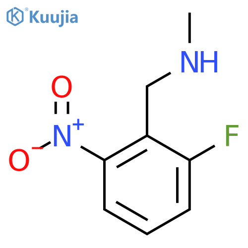 (2-fluoro-6-nitrophenyl)methyl(methyl)amine structure