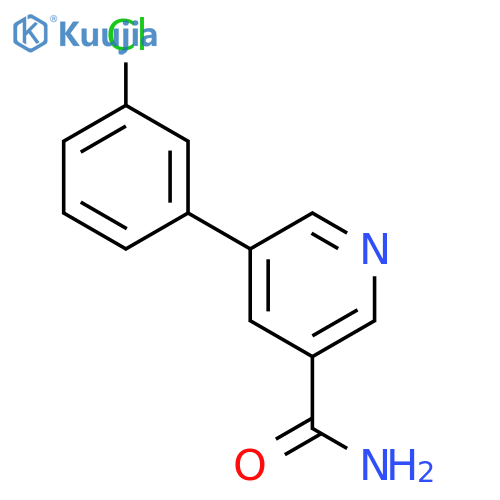 5-(3-Chlorophenyl)nicotinamide structure
