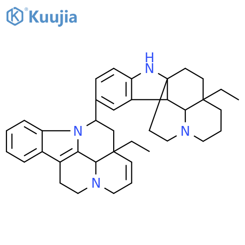 Eburnamenine, 17,18-didehydro-14-[(1S,4aR,6aS,11bS,11cS)-4a-ethyl-3,4,4a,5,6,7,11b,11c-octahydro-1,6a-ethano-2H-pyrido[3,2-c]carbazol-10-yl]-14,15-dihydro-,(3a,14a,16a)- (9CI) structure