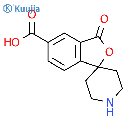 3-oxo-3H-spiro[isobenzofuran-1,4'-piperidine]-5-carboxylic acid structure