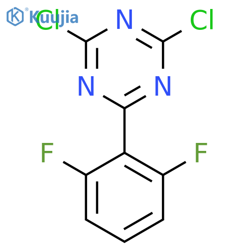 2,4-Dichloro-6-(2,6-difluorophenyl)-1,3,5-triazine structure