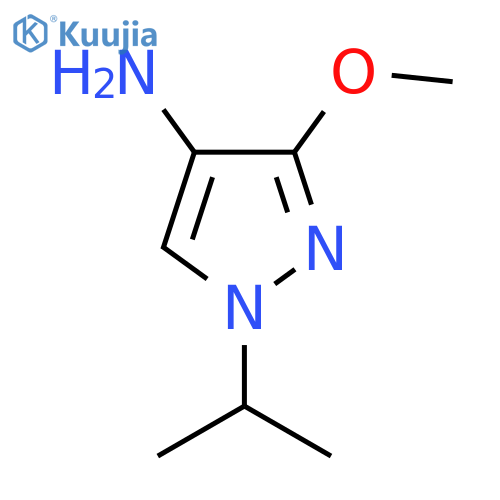 3-methoxy-1-(propan-2-yl)-1H-pyrazol-4-amine structure