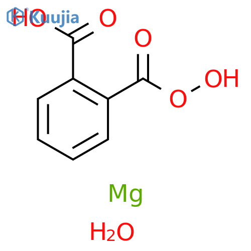 magnesium(2+) ion bis(2-carbonoperoxoylbenzoate) hexahydrate structure