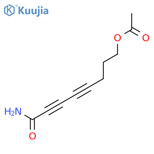 8-amino-8-oxoocta-4,6-diynyl acetate structure