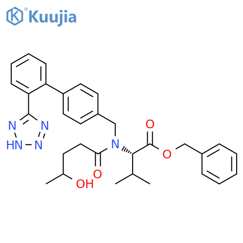 4-Hydroxy Valsartan Benzyl Ester, Mixture of Diastereomers structure