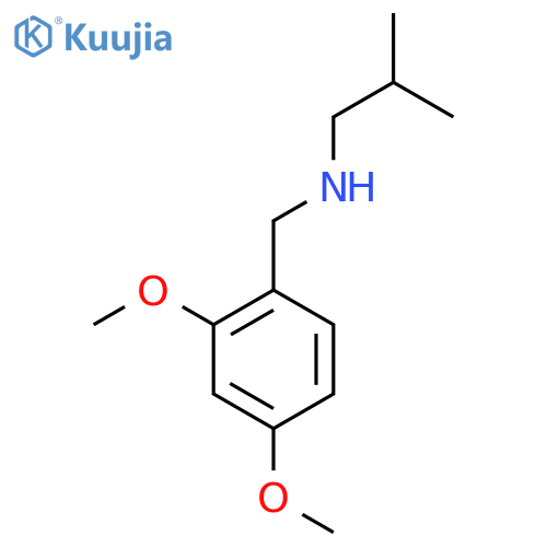 [(2,4-Dimethoxyphenyl)methyl](2-methylpropyl)amine structure