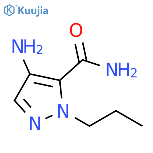 4-amino-1-propyl-1H-pyrazole-5-carboxamide structure