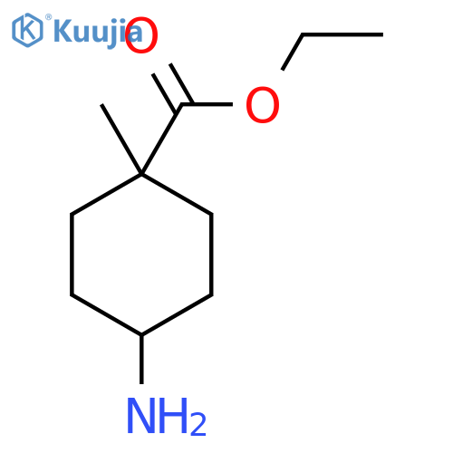 ethyl 4-amino-1-methyl-cyclohexanecarboxylate structure