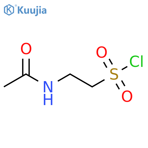 2-acetamidoethane-1-sulfonyl chloride structure