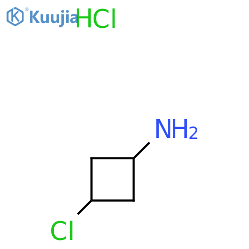 3-chlorocyclobutanamine;hydrochloride structure
