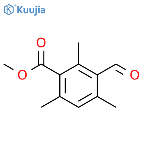 methyl 3-formyl-2,4,6-trimethylbenzoate structure