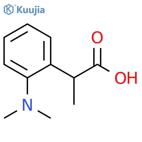 2-2-(dimethylamino)phenylpropanoic acid structure