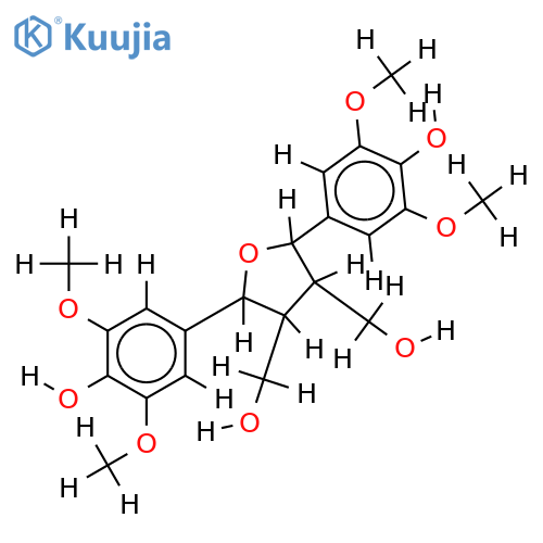 (7R*,7'R*,8S*,8'S*)-3,3',5,5'-Tetra-Me ether-3,3',4,4',5,5',9,9'-Octahydroxy-7,7'-epoxylignan structure