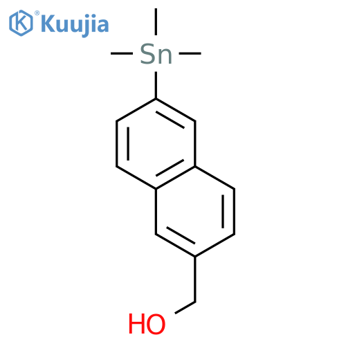 [6-(Trimethylstannyl)naphthalen-2-yl]methanol structure